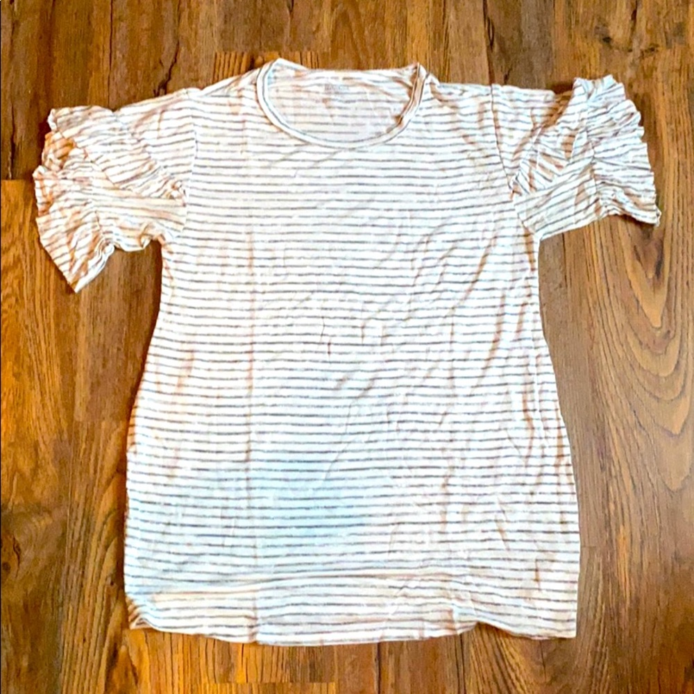 Maternity short sleeve blouse